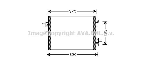 AVA QUALITY COOLING Конденсатор, кондиционер PRA5052